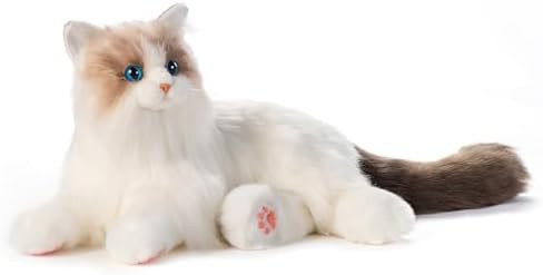 Chongker Interactive Companion Robot Cat Pets, Handmade Weighted Stuffed Animals, Cat Plush Toy w... | Amazon (US)