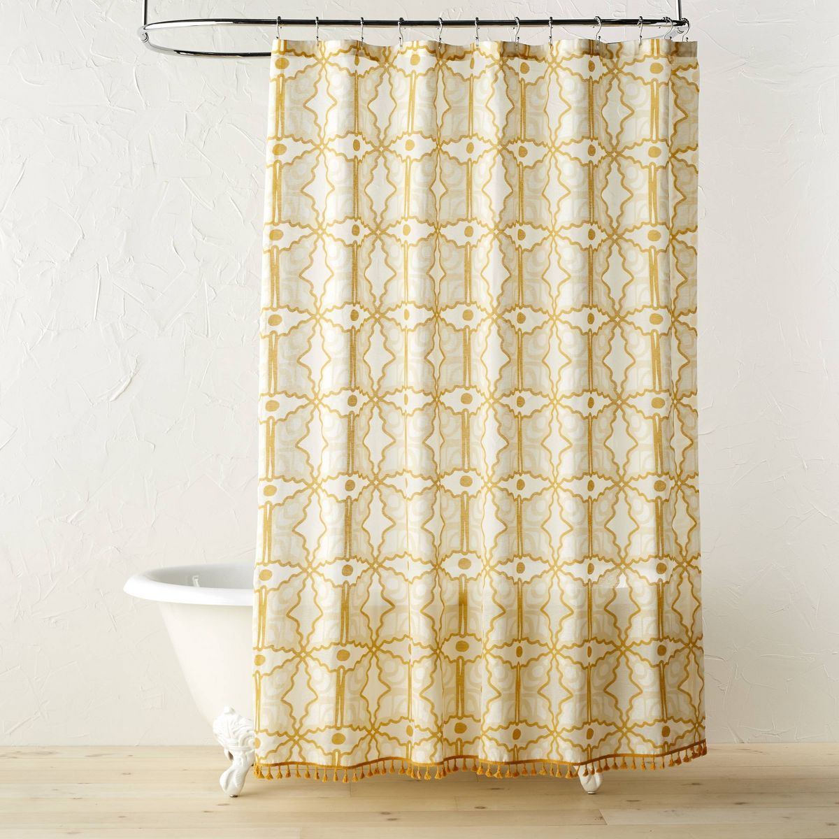 Butterflies Printed Shower Curtain Yellow - Opalhouse™ designed with Jungalow™ | Target