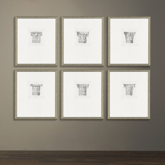 Vintage Architecture Wall Art for Gallery Wall Decor - Etsy | Etsy (US)