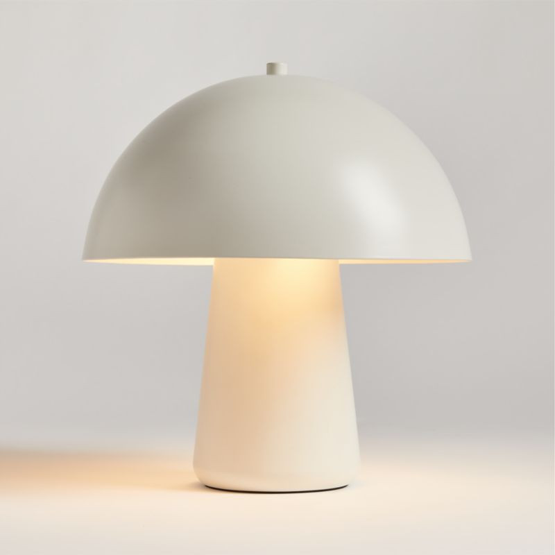 Joy 13" Kids White Table Lamp by Leanne Ford + Reviews | Crate & Kids | Crate & Barrel