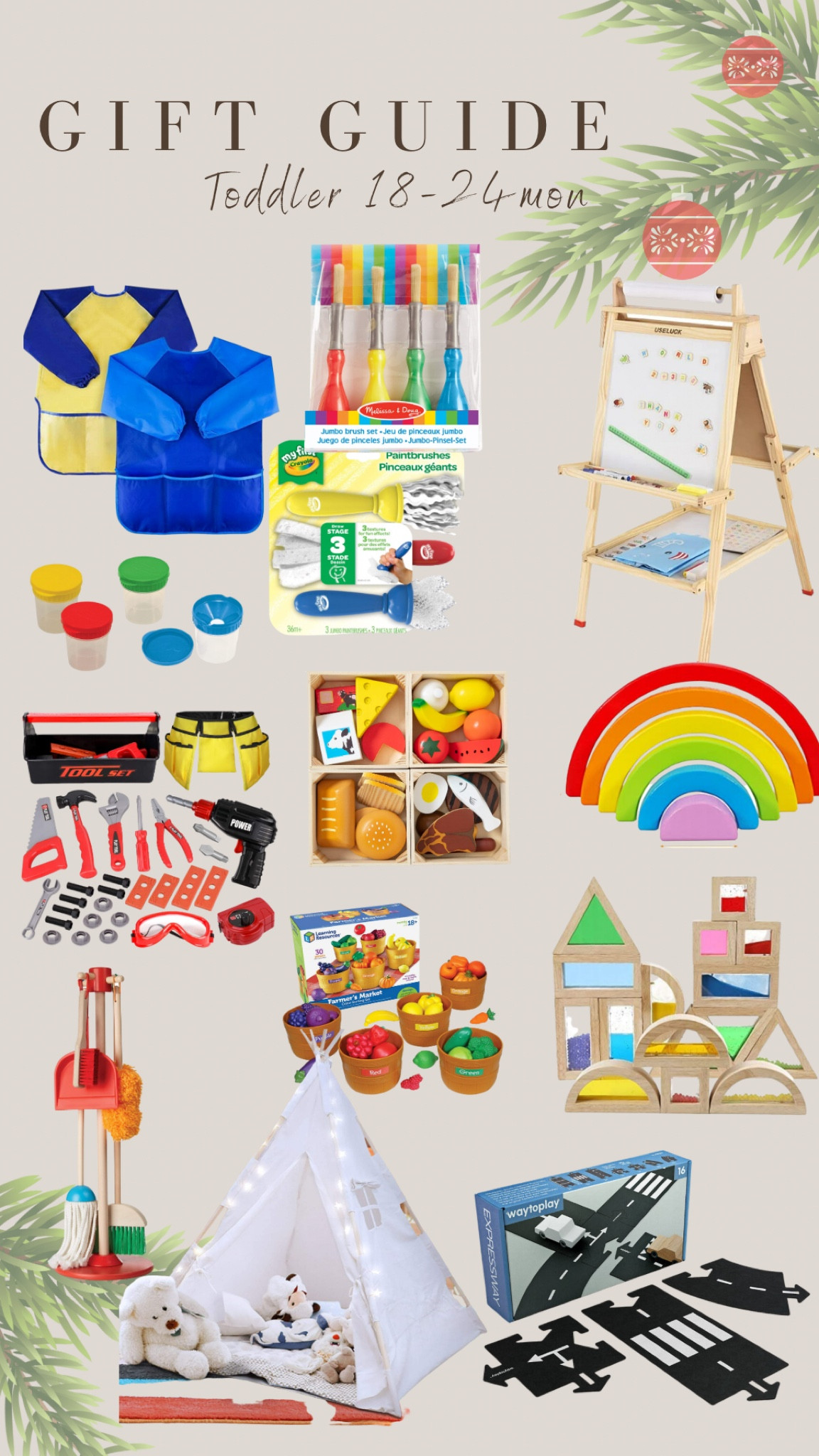Toddler Christmas gift guide - 18 to 12mon // gift guide // toddler // Christmas // holiday gift guide 

#LTKSeasonal #LTKHoliday #LTKkids