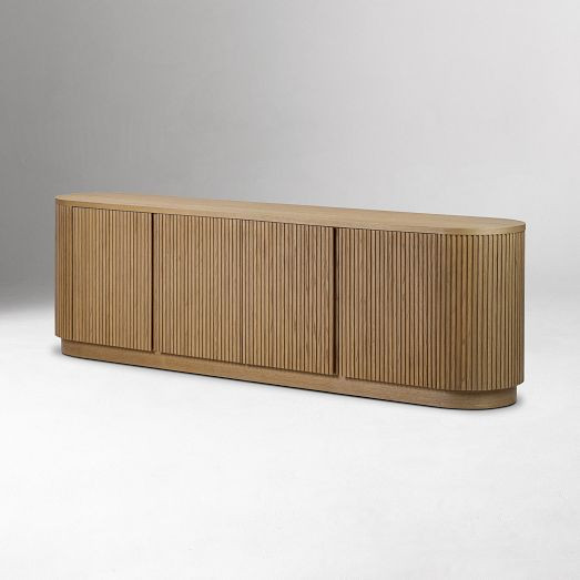 Maurelle Reeded Media Console (92") | West Elm (US)