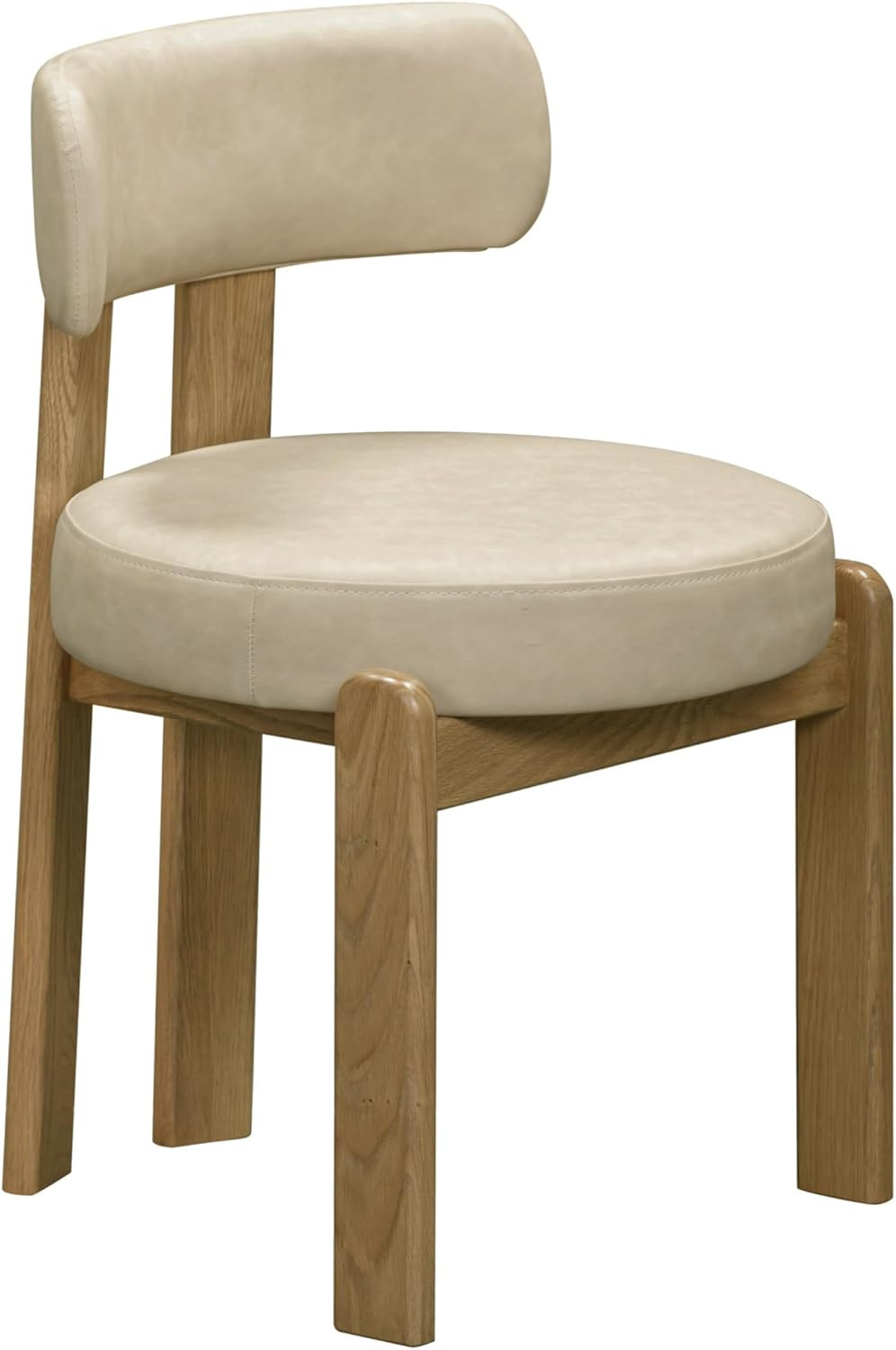 Tov Furniture Odessa Cream Vegan Leather Dining Chair | Amazon (US)
