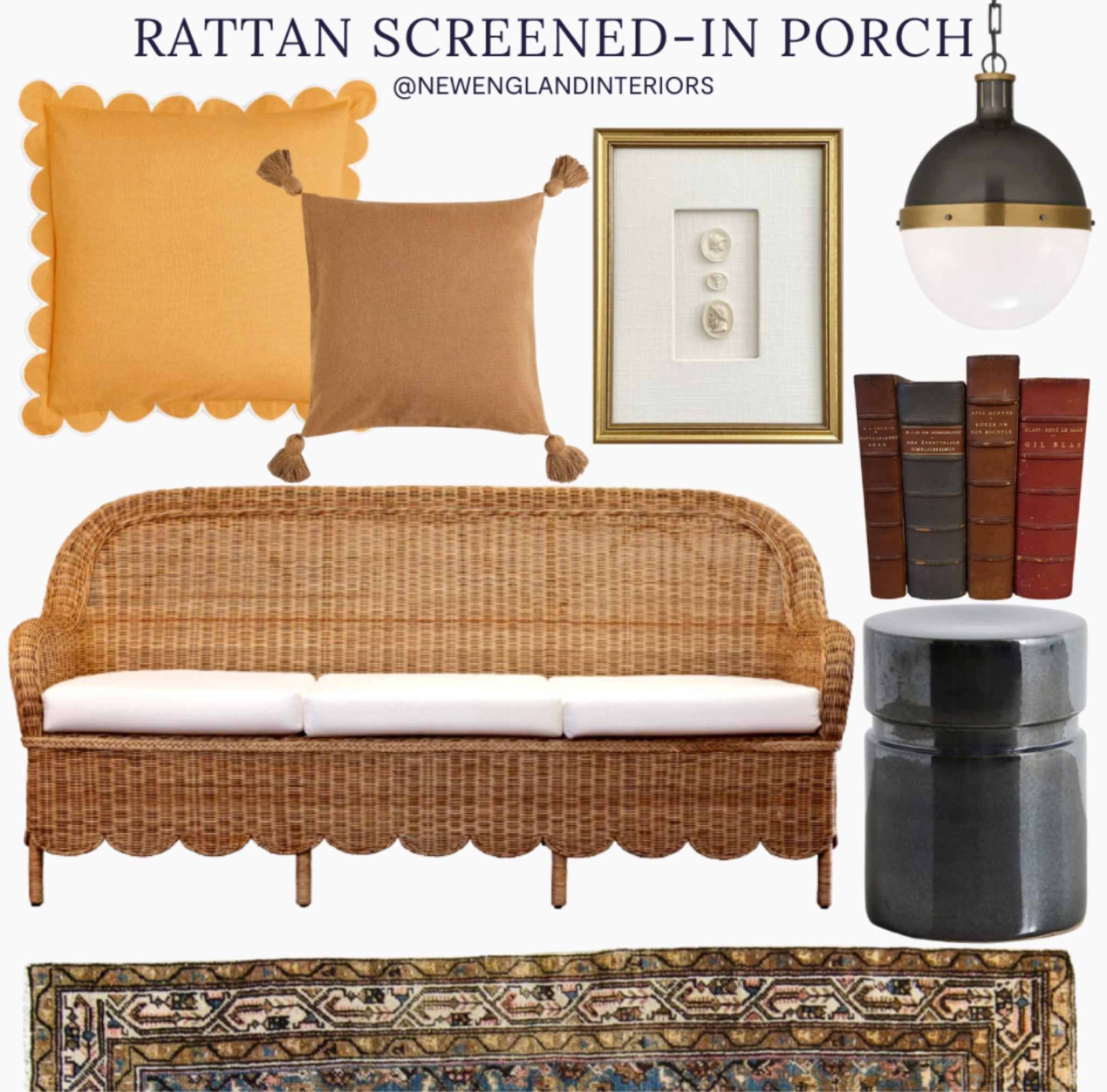 New England Interiors • Rattan Screened-In Porch • Sofa, Lighting, Throw Pillows, Wall Art, Side Table, Rug, Books. 🏡🖼️

TO SHOP: Click the link in bio or copy and paste the link in web browser 

#newengland #porch #spring #outdoorsy #patio #home #homeinspo

#LTKFind #LTKhome