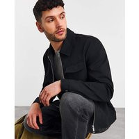 Black Zip Up Smart Harrington Jacket | JD Williams (UK)