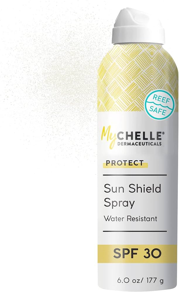 MyChelle Dermaceuticals Sun Shield Clear Spray SPF 30 (6 Fl Oz) - Zinc Sunscreen Spray with Bento... | Amazon (US)