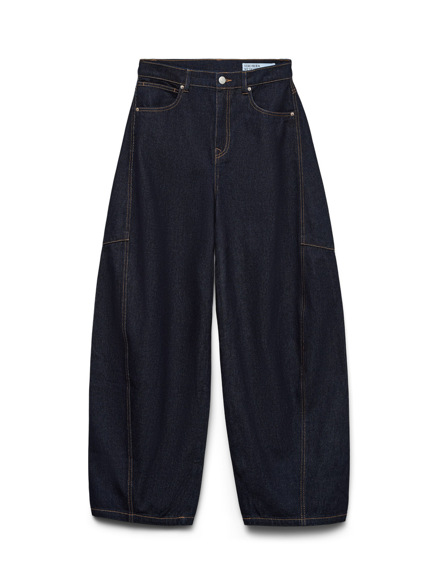 VMKAITLIN High rise Barrel Fit Jeans | Vero Moda® | Vero Moda