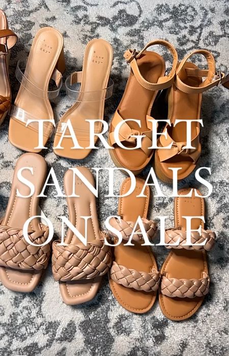 20% off target sandals with target circle! 

Sandals, heels, slides, mules, braided sandals, nude sandals, spring style.

#LTKshoecrush #LTKsalealert #LTKunder50