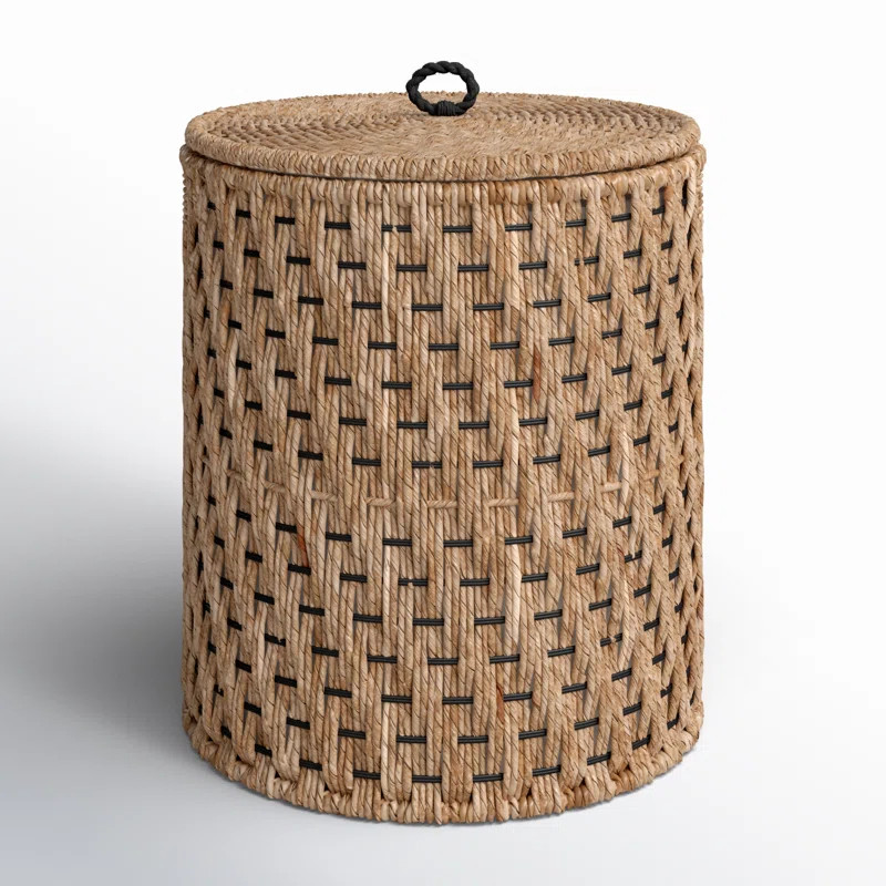 Yuma Hand Woven Laundry Hamper with Handles | Wayfair North America