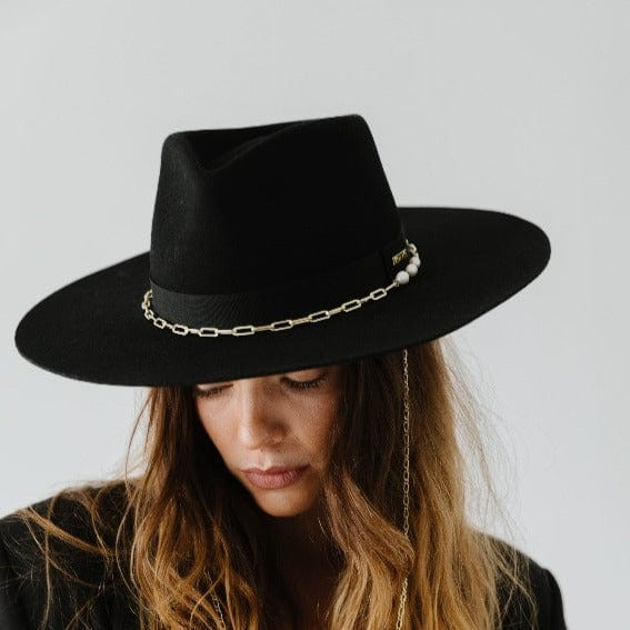 Raine Wide Brim Fedora | Gigi Pip