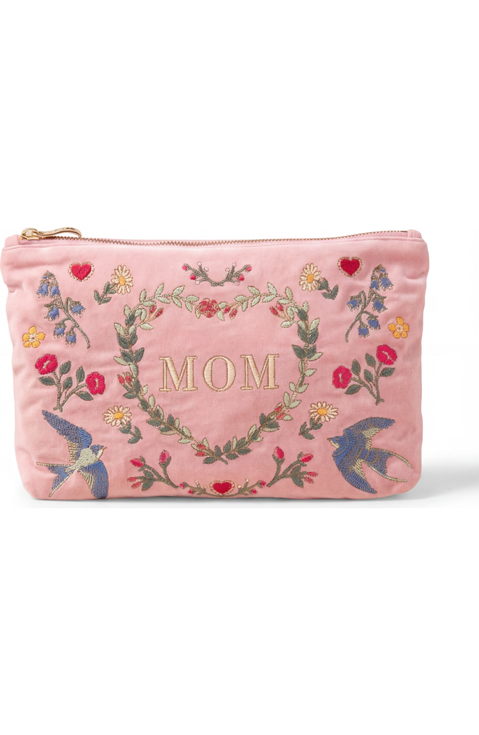 Earth Goddess Mom Velvet Everday Pouch | Nordstrom