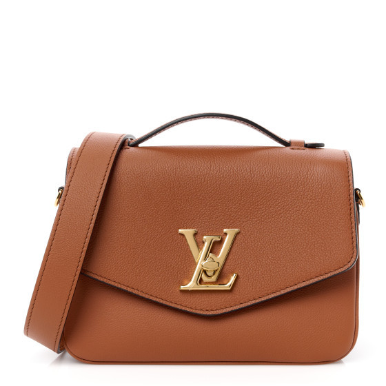 Grained Calfskin Lockme Oxford Cognac | FASHIONPHILE (US)