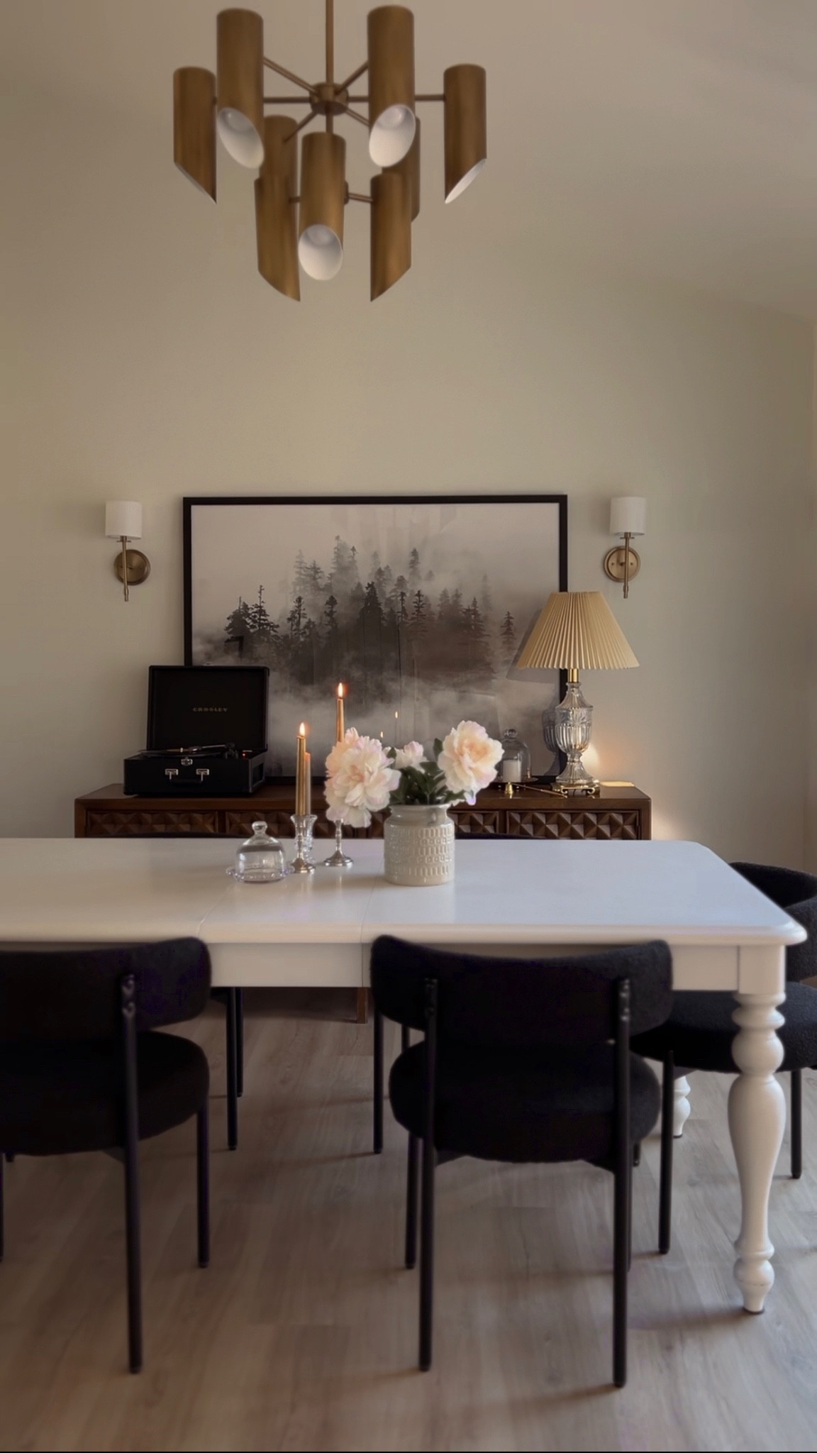 Transform your dining area into a contemporary haven with these sleek and sophisticated modern black boucle dining chairs. Crafted for both aesthetics and comfort, these chairs are the perfect addition to elevate your dining experience. Bonus points: They are a nearly identical dupe to the famous CB2 "Inessa" chair — except for $70 each instead of $379! 

With their plush boucle upholstery and sleek black frames, they seamlessly blend style and functionality, making them a statement piece in any modern home. Make a statement in your dining room with these chic and comfortable chairs today. 🖤 