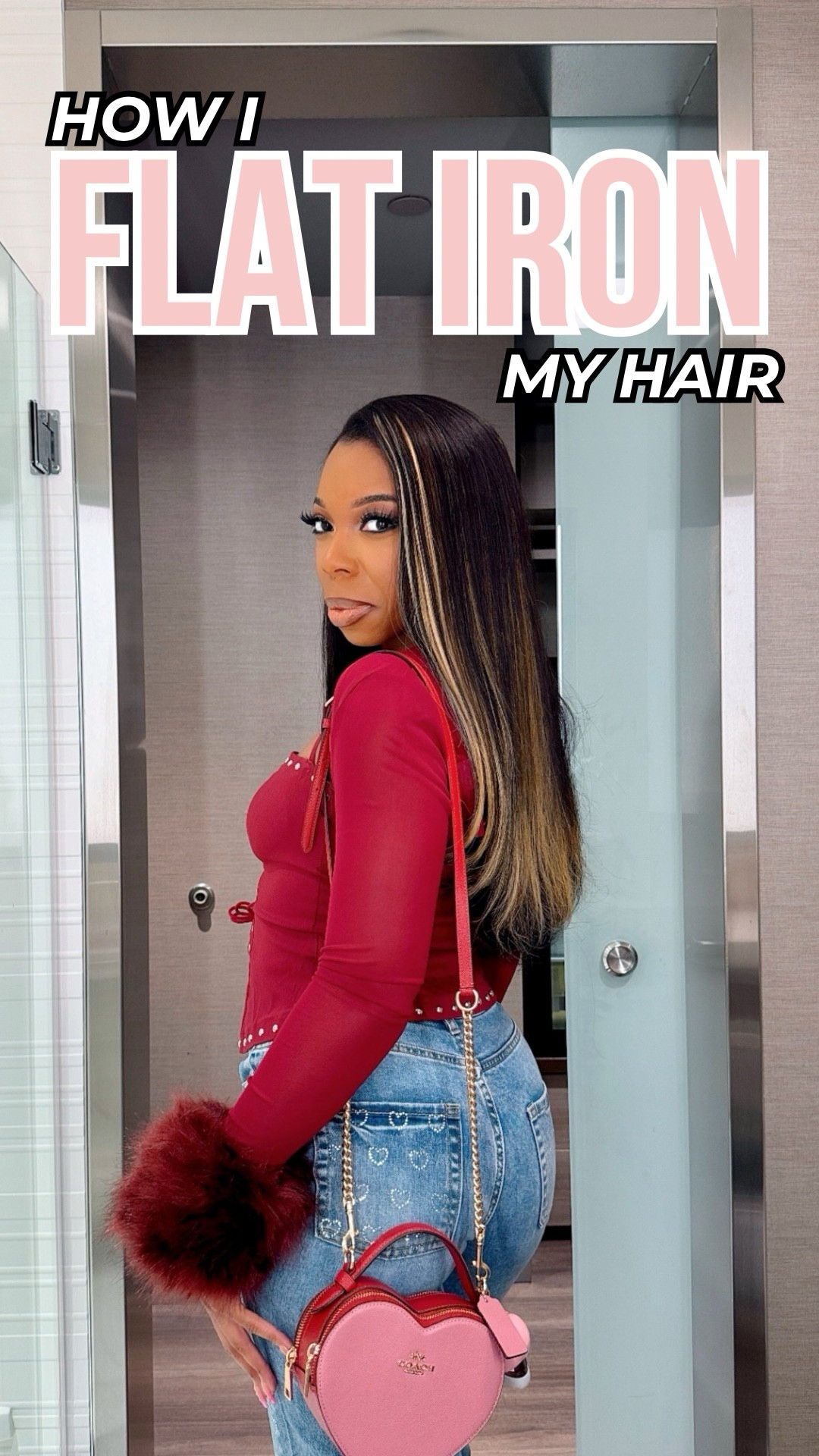 Here’s how I flat iron my hair to touch up my sew in at home 💖✨

I always make sure to use heat protectant before using heat in my hair, today I’m using The Blockade by Amika.

I’m using my CHI X Barbie flat iron on 375 to flat iron my hair, and a hot comb on my roots.

For shine I added elixir ultime by Kérastase, and used the Goldwell Lagoom gel for edge control.

#LTKFindsUnder100 #LTKBeauty