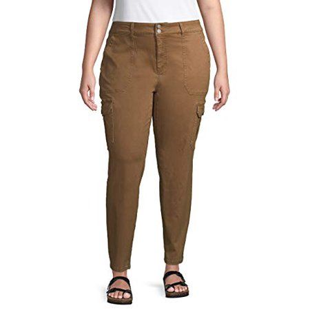 Women's Plus Urban Camel Plus Size Skinny Cargo Pants (22) | Walmart (US)