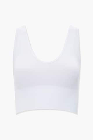 Cropped Ribbed Knit Tank Top | Forever 21 (US)