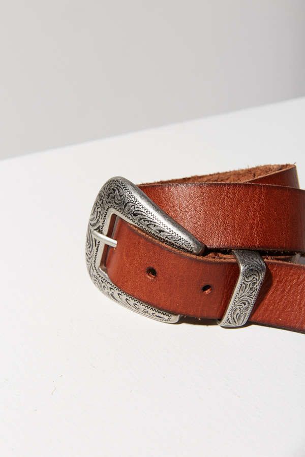 Ecote Metal-Tipped Leather Belt | Urban Outfitters US