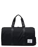 Herschel Novel Duffel Bag, Black/Tan Synthetic Leather, Classic 42.5L | Amazon (US)