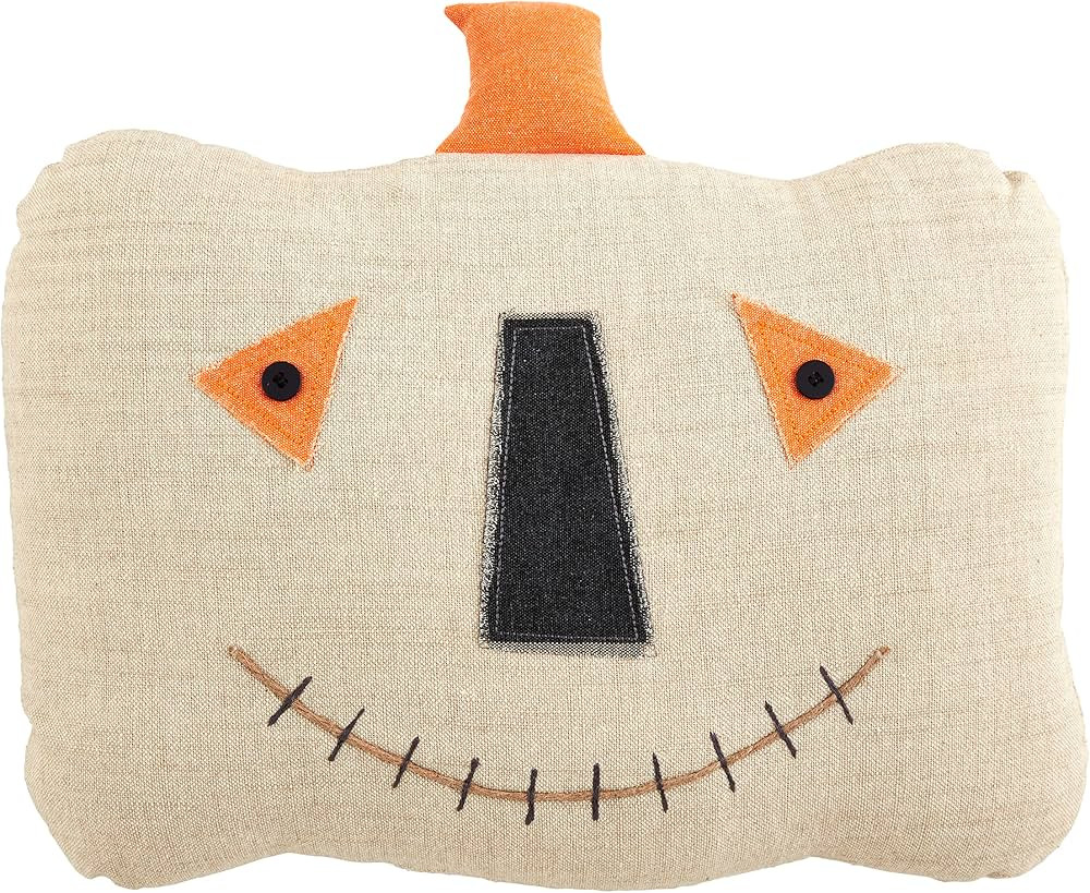 Mud Pie Pumpkin Pillow, 18" x 15.5", Chambray | Amazon (US)