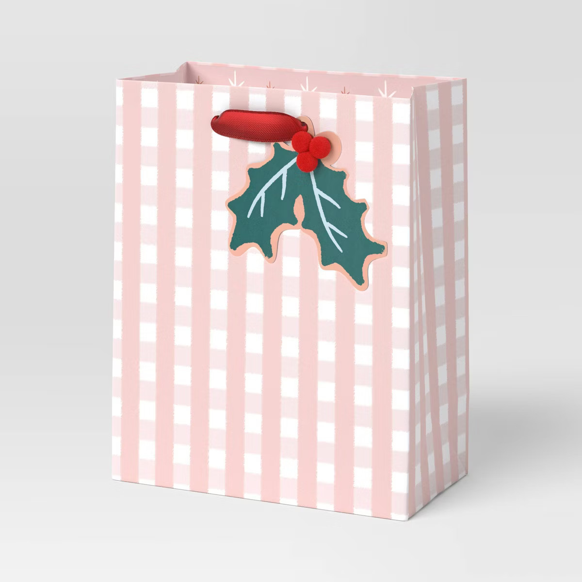 Christmas Holiday Cheer Gift Bag Petite Plaid - Wondershop™ | Target