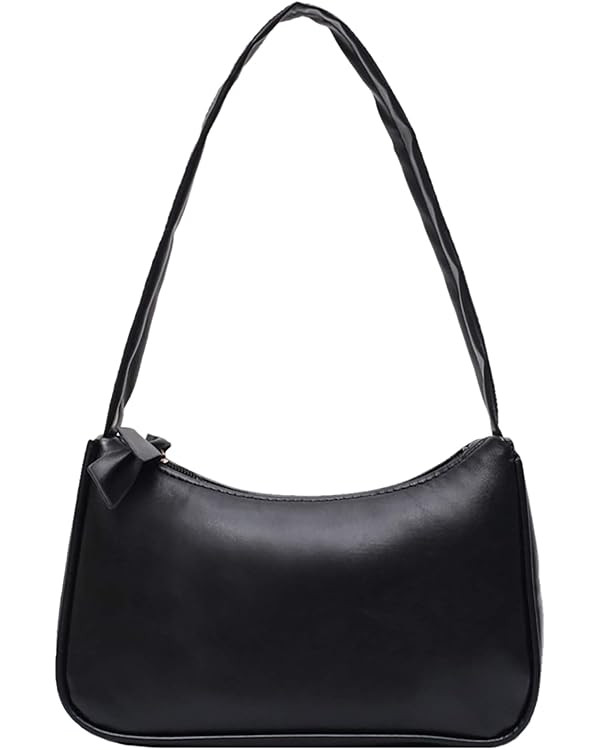 Suillty Women Vintage Underarm Shoulder Bag PU Leather Small Tote Wallet Handbag Clutch Purse | Amazon (US)