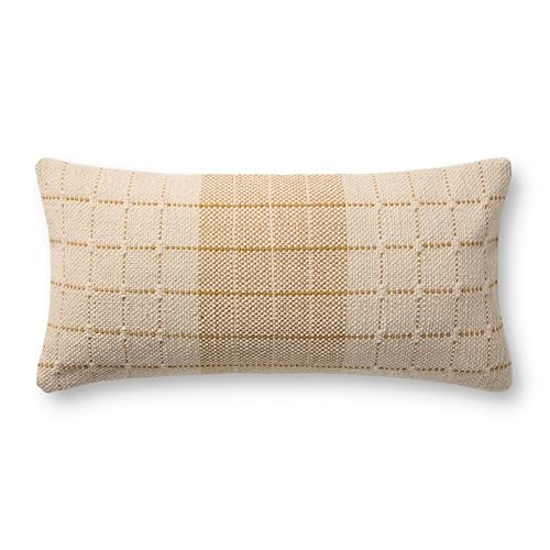 Loloi Natural/Yellow 12'' x 27'' Cover Only Pillow | Amazon (US)