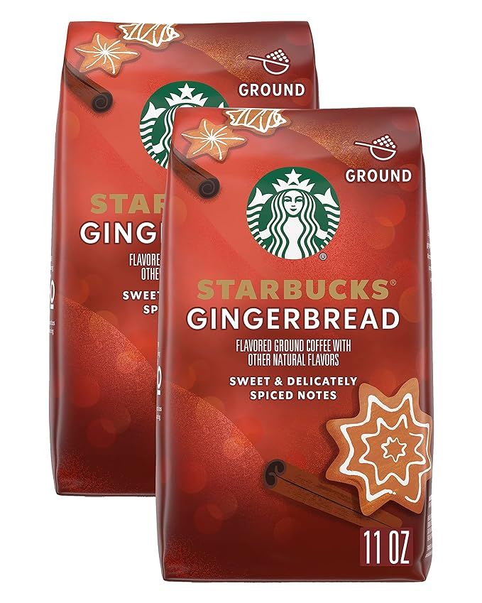 Starbucks Limited Edition Ground Coffee (Gingerbread, 11 Ounce (Pack of 2)) | Amazon (US)
