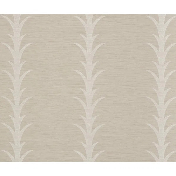 Schumacher x Celerie Kemble Acanthus Stripe Vinyl Wallpaper | Perigold