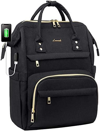 Laptop Backpack Women Teacher Backpack Nurse Bags, 15.6 Inch Womens Work Backpack Purse Waterproof A | Amazon (US)
