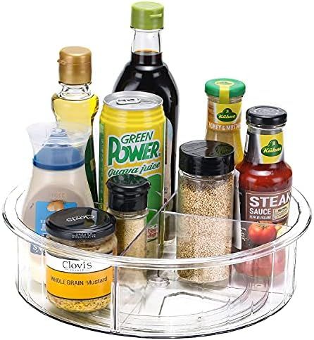 BS ONE Lazy Susan Turntable Kitchen Organizer, 12" Cabinet Food Organization & Storage, 360° Rot... | Amazon (US)