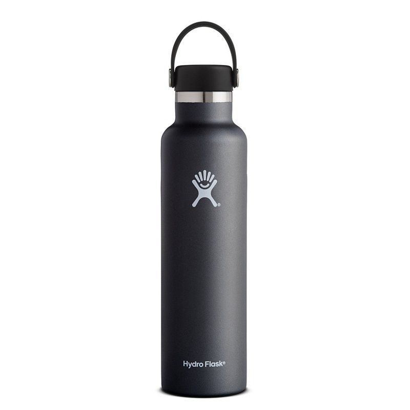 Hydro Flask 24 oz. Standard-Mouth Water Bottle Black - Thermos/Cups &koozies at Academy Sports | Academy Sports + Outdoors