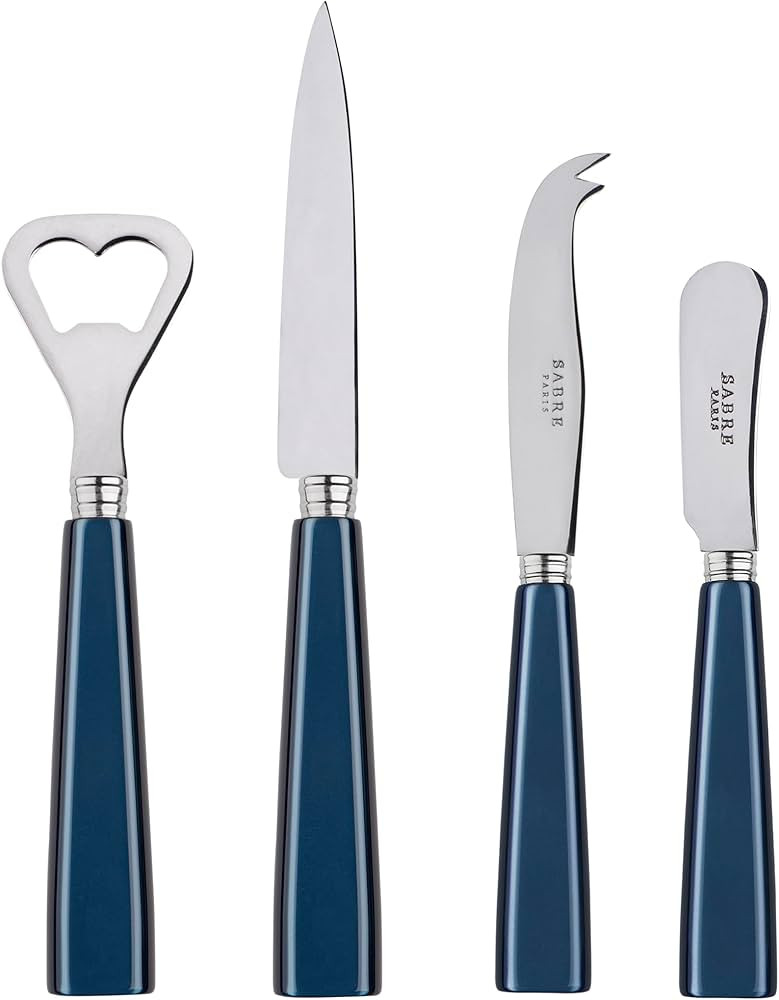 4-Piece Aperitif Set - Icône Collection - Bottle Opener, Paring Knife, Small Cheese Knife & Spre... | Amazon (US)