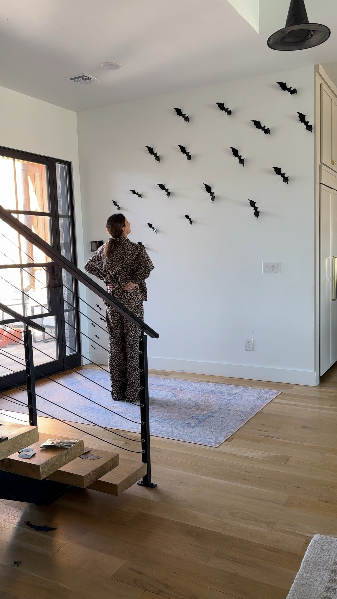 Going batty for Halloween decor this year! 🦇 

This easy wall transformation is perfect for that last minute Halloween touch. 👌 

#LTKHome #LTKHalloween #LTKSeasonal