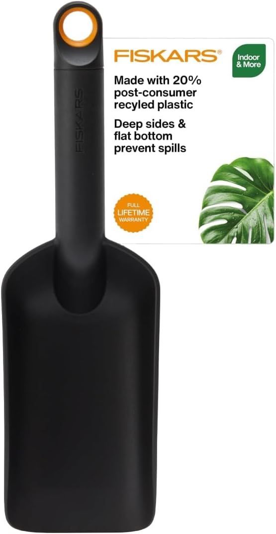FISKARS Soil Scoop (1.5 c) for Potting and Transplanting with Flat Bottom - Indoor Gardening - Ma... | Amazon (US)