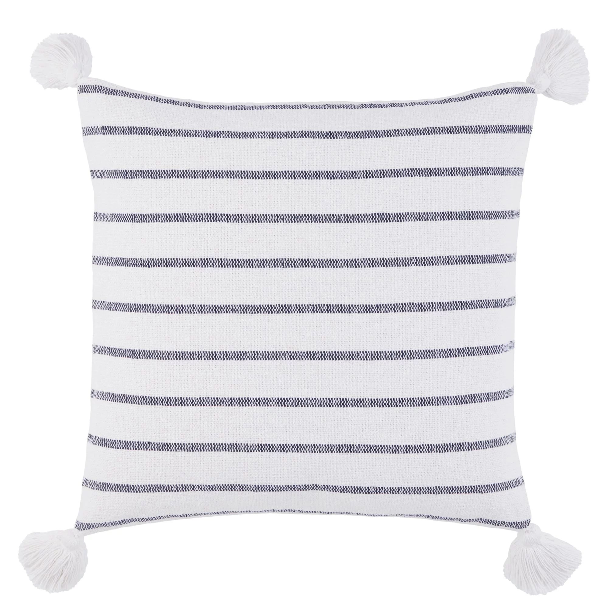 Wanda JuneWanda June Home Striped Woven Tassel Pillow, Blue, 20"x20" by Miranda LambertUSD$24.44(... | Walmart (US)