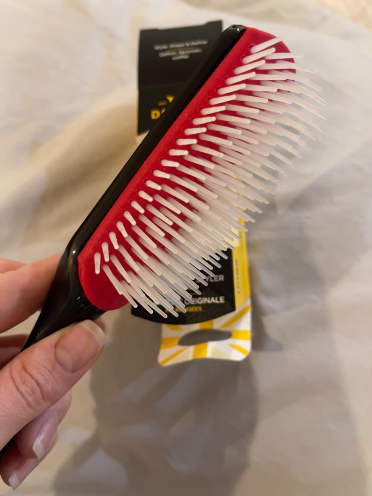 Denman Curly Hair Brush D3, 7 Row Styling Brush for Detangling, Separating, Shaping and Defining ... | Amazon (US)