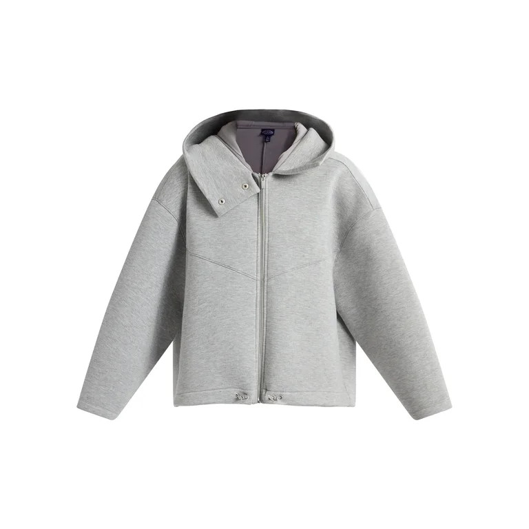 Scoop Women’s and Women's Plus Scuba Knit Hooded Jacket, Sizes XS-4X | Walmart (US)