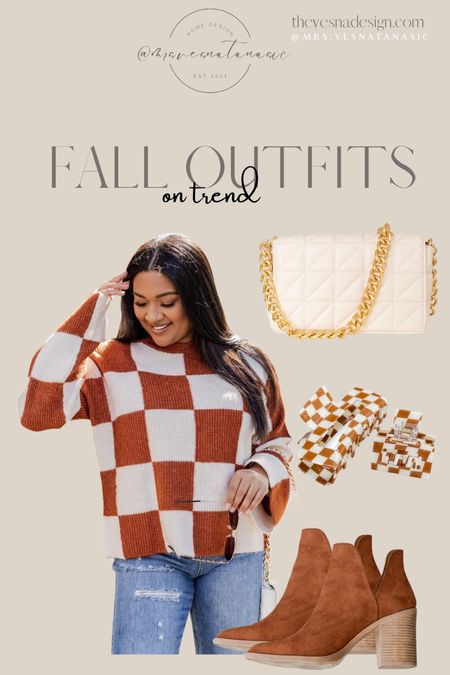 Super cute checkered sweater for Fall + accessories! Love this hair clip!

Follow @mrs.vesnatanasic on Instagram to see daily outfits in stories & more — Style, fashion, OOTD, outfit, jeans, shorts, blouse, turtle neck, dress, sweatshirt, workout, athletic, lululemon, romper, jumpsuit, UGGS, sherpa, sweaters, Abercrombie & Fitch, wool coat, jeans, leather pants, vegan, pant, pants, coat, jacket, sweater, shirt, dress, flowy, Target, boots, shoes, sneakers, winter coat, Aeroe, Urban Outfiters, Abercrombie, Target, Walmart, Amazon fashion, Walmart fashion, Target style, bag, wallet, curves, women, shoe crush, sale alert, ltk sale, LTK sale, family, bump, beauty, seasonal, style tip, long coat, puffer, blazer, rain coat, Hunter, Bloomingdales, Nordstrom, Nordstrom rack, Old Navy, Gap, pink lily, checkered, checked

#LTKshoecrush #LTKunder100 #LTKstyletip