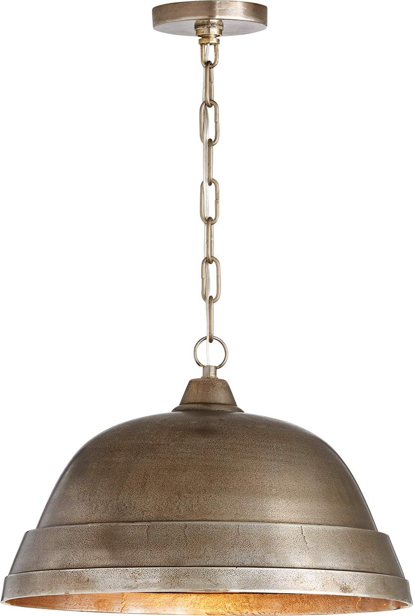 Capital Lighting 330311XN Sedona Handcrafted Sand-Cast Aluminum Industrial Metal Dome Pendant, 1-... | Amazon (US)