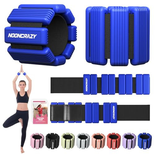 Pilates Wrist Ankle Weights for Women, Wearable Strong Arm & Leg Weights Set of 2(1Lbs Each), Adjustable Ankle Weights for Walking, Yoga, Dance, Barre, Gym | Amazon (US)