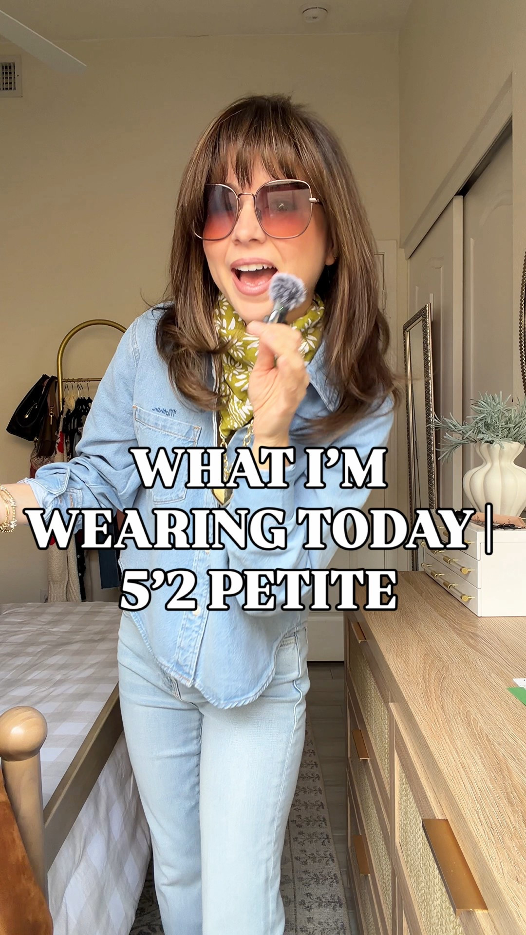 I’m 5’2” and love a simple double-denim look that doesn’t overwhelm a petite frame. This lightweight denim shirt has a soft, broken-in feel and works as a top or light layer. The jeans are a true everyday pair with a flattering rise and just the right length—no heavy stacking or bulky hems.

This is the kind of outfit I reach for on busy mom days when I still want to feel pulled together. Each piece mixes easily with basics you already own, so the cost-per-wear is high.

5’2 petite friendly
denim on denim outfit
everyday mom outfit
petite straight leg jeans

Jeans 25
Top XS 
Shoes 5.5



#LTKootd #LTKPetite