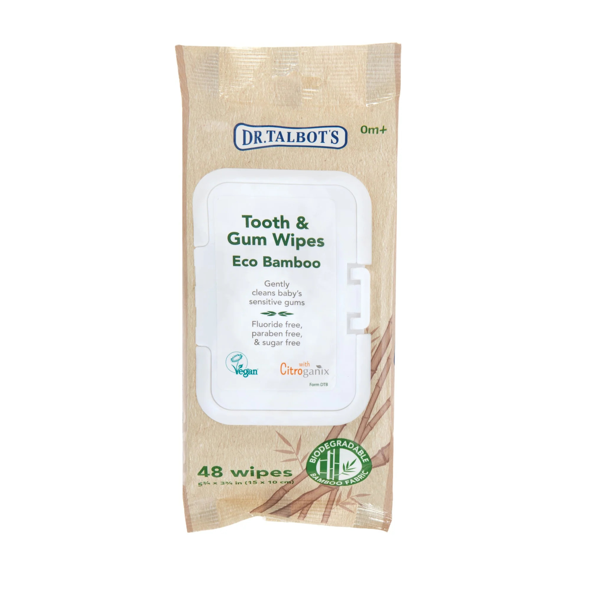 Eco-Friendly Bamboo Tooth & Gum Wipes – Gentle Baby Care | Dr. Talbot’s (US)