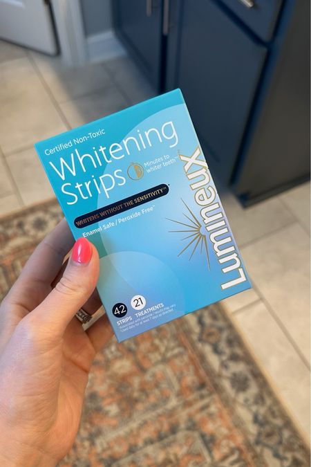 Whitening strips I use from Amazon 