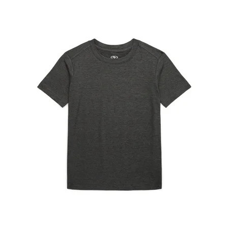 Athletic Works Boys Active Buttercore Knit Tee, Sizes 4-18 & Husky | Walmart (US)