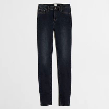 Factory dusty blue wash high-rise skinny jean with 29&#034; inseam | J.Crew Factory