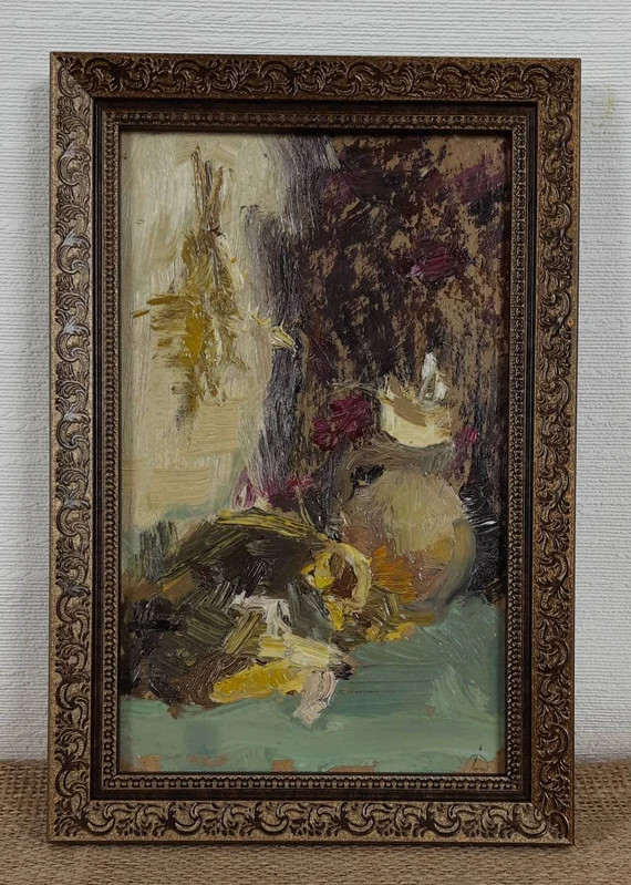 Original Painting Still Life Oil Painting European Fine | Etsy | Etsy (US)