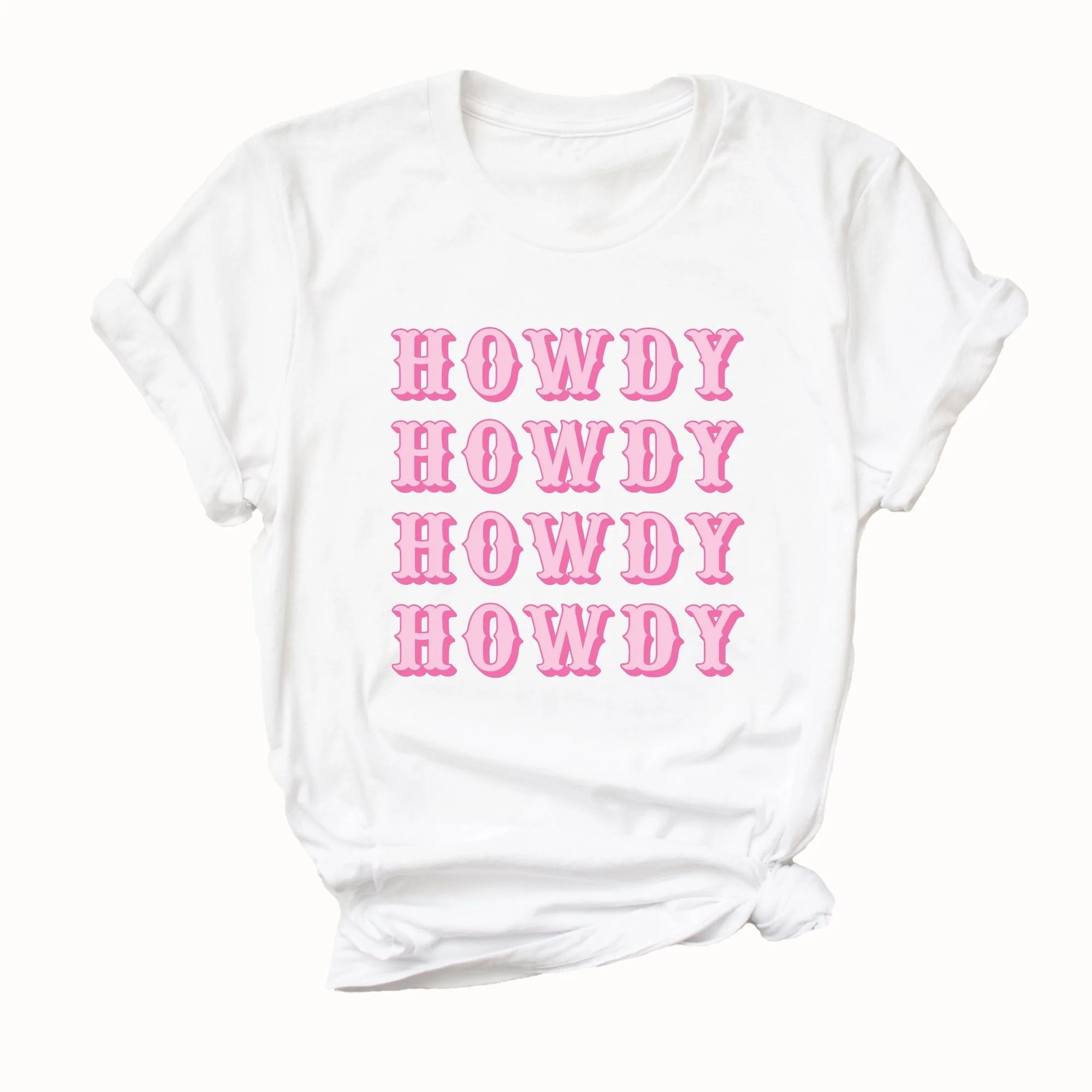 Howdy Shirt | Sprinkled With Pink