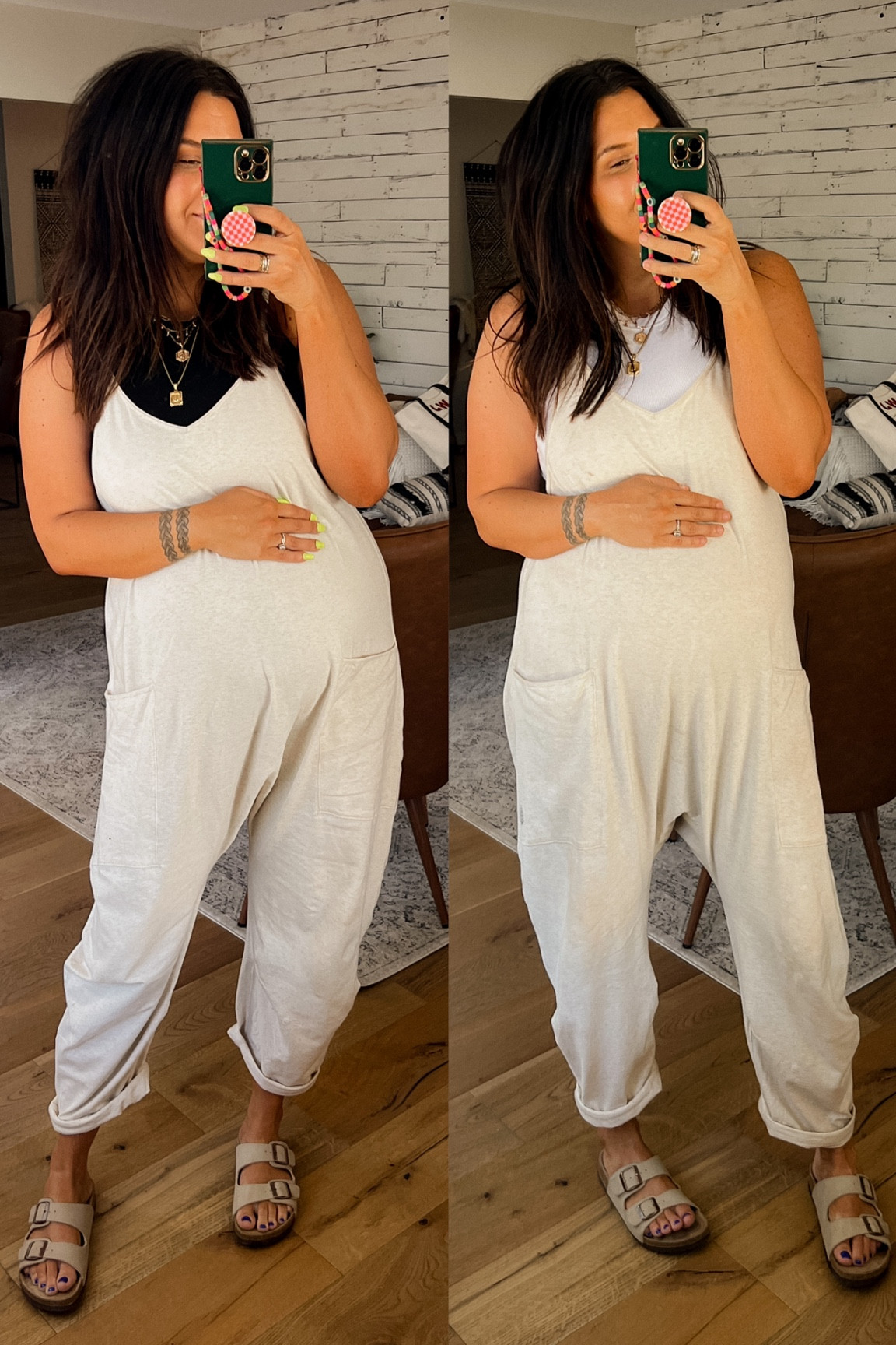 Free people bump friendly outfit. Amazon bump friendly finds 

Hot shot onesie: Large
Amazon tank 2 pack: XL
Sandals. I size up 1/2 size. 


#LTKshoecrush #LTKstyletip #LTKunder50