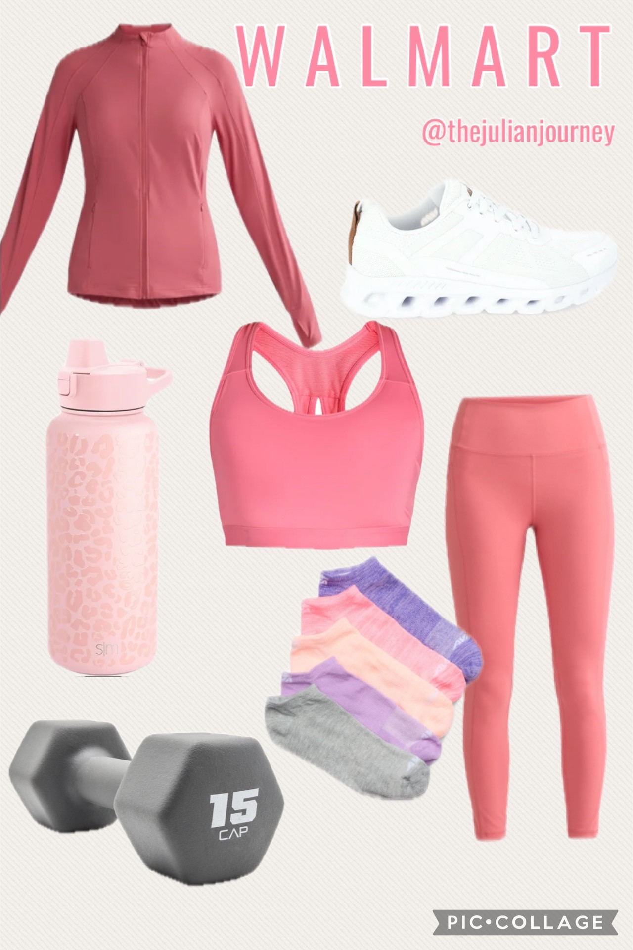 Walmart athletic outfits : workout sets! New Year’s resolutions activewear at Walmart 