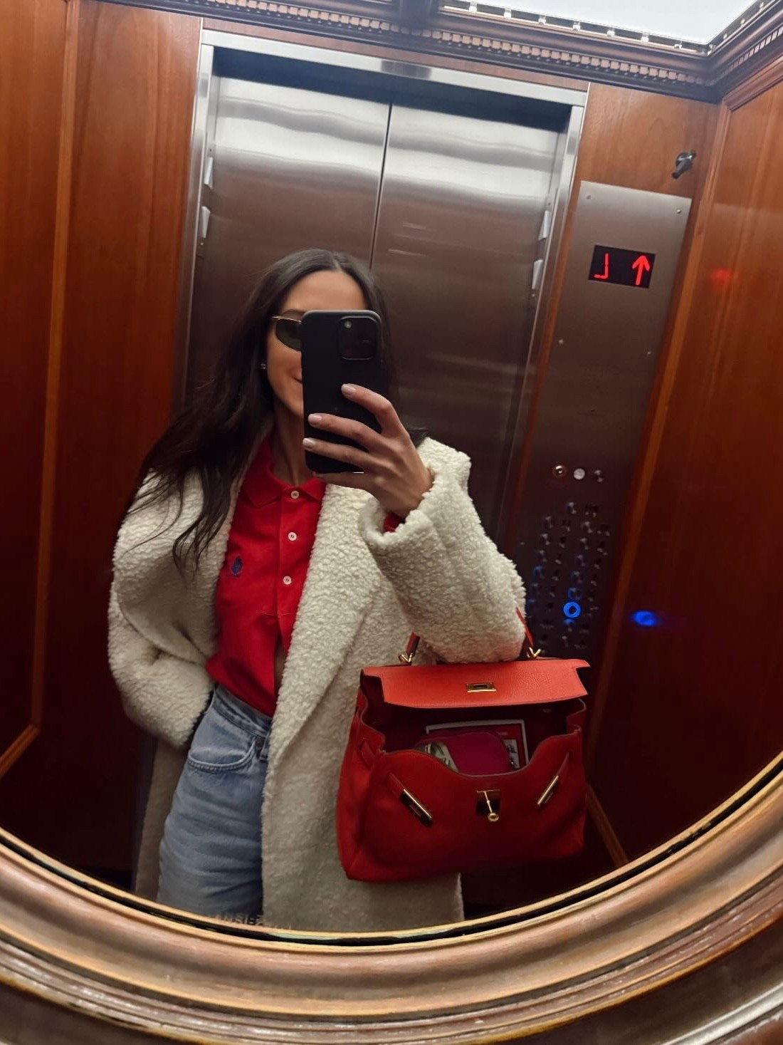 Yesterday’s OOTD. Love this Prada polo